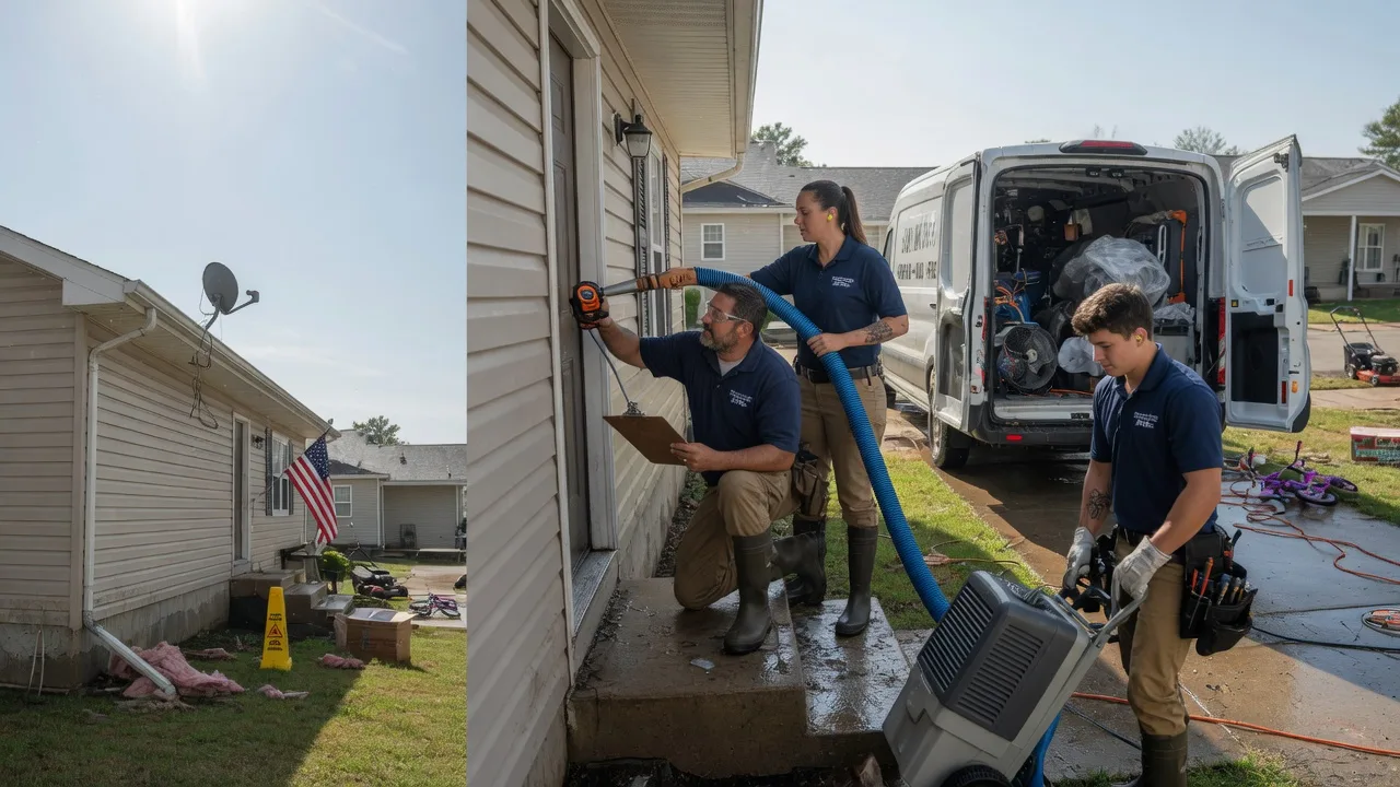 Ceiling Water Damage Restoration in Dellrose, TN near me